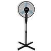 ARDES Penny 40P AR5AM40P - Ventilatore a Piantana, Potente, Silenzioso, Oscillante con Altezza e Inclinazione Regolabile Ventilatore a Stelo Ardes 3 Velocità, 3 Pale, Nero/Turchese, 40 cm