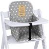 Totsy Baby Copri seggiolone pappa universale - copriseggiolone bambino e bambina cuscino imbottitura riduttore per Hauck e Stokke sedia con un rivestimento impermeabile stabile Stelle Grigie
