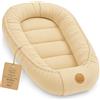 Totsy Baby Mussola Riduttore lettino neonato - 90x50 cm baby nest trasportabile per neonati nido culla pod cocoonababy babynest antisoffoco Beige chiaro