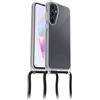 OtterBox Cover React Necklace per Samsung Galaxy A35 5G, Custodia Ultra sottile, resistente a shock con cordino a collana, adattabile e intercambiabile, testata a norme MIL STD 810G, Trasparente