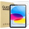ProCase Pellicola iPad 10 Generazione 10,9 Pollici/iPad 11 Generazione A16 11 Pollici 2025, Vetro Temperato (A3354 A3355 A3356 A2696 A2757 A2777) Durezza 9H, Anti Graffio -2 Pezzi