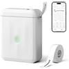 NIIMBOT D110 Mini Etichettatrice con Etichette, Stampante di Etichette Bluetooth, App Versatile con 60+ Caratteri e Oltre 1000+ icone, per Organizzare Casa, Cucina, Scuola e Ufficio Bianco