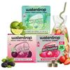 waterdrop MICRODRINK waterdrop® Mojito Set - Cubetti per Acqua - 36 Cubi Mojito, Fragola & Mora - Bevanda Analcolica Zero Alcol - Alternativa Analcolica all'Acqua Tonica - Senza Zucchero con Vitamine C & B12
