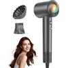 Haokoo Phon Capelli Professionale ad Alta Velocità - 150.000 RPM Asciugacapelli Ionico, Asciugatura Veloce con Controllo Termico, 8 Impostazioni con Diffusore, per Casa, Viaggio