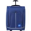 PROVITERA Trolley Frigo da Viaggio Rivestimento Morbido, Bagaglio a Mano per Viaggiare con Vano Termico Refrigerante, Valigia Manico Telescopico, 30 x 20 x 50 cm, Coveri Viale Morin (Blu)