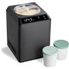Springlane Kitchen SPRINGLANE Macchina per gelato e yogurtiera Erika con compressore autoraffreddante 250 W (Erika/Contenitore menta, 2,5 L)