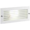 Sovil Faretto Segnapassi a Incasso da Esterno a LED 10W da Parete con Griglia Sovil Escape Bianco