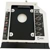 NIGUDEYANG Adattatore Caddy per disco rigido HDD SSD per Lenovo Ideapad 300-15IBR con piastra frontale e supporto in metallo