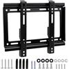 Ennoxwi Supporto Murale per TV 14-42 (Fino a 25kg) Adatto a TV Piatti Curvi e Monitor