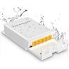 NICGIGA Outdoor Gigabit PoE Extender 1 in 4 Out, NICGIGA 5 Port 802.3af/at/bt PoE Waterproof Repeater, Vlan, Extend 100 Meters(328 ft), Power Over Ethernet PoE Splitter.