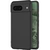 AICEK Compatible con Google Pixel 8A 5G Cover, Silicone Custodia per Google Pixel 8A 5G Cover Molle di TPU Sottile Bumper Case Nero