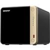 QNAP TS-464 (4G) 4 Bay NAS (Intel® Celeron® N5095 processore quad-core Burst fino a 2,9 GHz, 2,5 GbE) 24 TB bundle con hard disk WD RED Plus da 6 TB