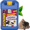 Albagarden - Repellente Cinghiali - Barriera Disabituante Naturale, Dissuasore Per Allontanare Anche Volpi - Deterrente Per Animali Molesti - Granulare x 5 Lt