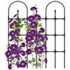 Generico Trellis da Giardino - Graticcio Metallico Verticale per la Crescita - per Viti Rampicanti | per Giardino Balcone Pomodori Fiori Vite Clematide Cetriolo