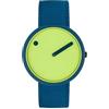 Picto Unisex-Uhren Analog Quarz One Size Blau 32020961
