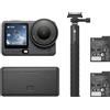 DJI Osmo Action 6 Combo Potenziato, Fotocamera Subacquea, Sensore Quadrato Da 1/