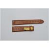 CHOPARD VINTAGE PELLE CINTURINO 19MM FIBBIA CON ARDIGLIONE 16MM NUOVO MARRONE