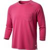 Scotch & Soda Ams Blauw T-Shirt Uomo Rosa M 3/4 Maniche Tasche