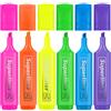 AYESY Set di 6 Mini Evidenziatori,Evidenziatoris Pastello per Tratti Fini e Spessi,Colori assortiti Vivaci,inclinata Creativo Evidenziatoris per Scuola Regalo Gadget Compleanno Festa Regalini