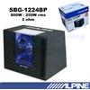 Alpine SBG-1224BP Subwoofer passivo Bass Reflex in cassa 30 cm 12'' 800W 2 Ohm