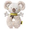 Fehn 064049 Ring-Greifling Koala - Motorikspielzeug mit Rassel - treuer Begleiter für Babys und Kleinkinder ab 0+ Monaten