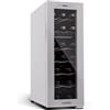 KLARSTEIN Cantinetta Vino Refrigerata a Zona Doppia per Interno/Esterni, Frigo Bar, Cantina Vino con Porta in Vetro, Mini Frigo Silenzioso, Frigorifero Piccolo Touch Control, 5-18°C, 18 Bottiglie