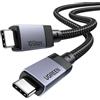 UGREEN Cavo USB C Video 4K@60Hz, USB 3.2 10Gbps, 240W Ricarica Rapida PD 3.1, Compatibile con Macbook Air, HP, ASUS, iPhone 17 Pro Max Air/16/15 Pro Max, Galaxy S26/S25 Ultra, Monitor. 2M