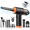 WHATOOK Aspirapolvere Per Computer, 2 en 1 Elettrico Rimuovi Polvere Senza Fili & Aspirapolvere, 3 Velocità 100000RPM/10000PA Compressore Aria Portatile, Air Duster Pulizia Di Tastiera Ufficio PC Auto