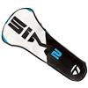 TaylorMade 2021 - Coprimazza da golf Sim2, colore: Nero/Bianco/Blu/Lime Neon