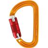 PETZL - Moschettone SM'D TWIST LOCK - Unisex, Yellow, Forma a D, Apertura 20mm
