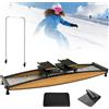 QITUJOUR Cross Trainer Simulatore Sci | Resistenza Regolabile, Allenamento Equilibrio e Aerobico, Adatto a Tutti i Livelli(B)