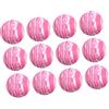 Fzaqwen 12 Pezzi Palline da Golf in Schiuma Eva Leggere Morbide per Esercizio Allenamento Bambini Adulti Palline Giocattolo Accessori Golf Forniture Adatte PE, Bianco Rosa
