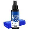Generisch Spray anti-appannamento, detergente per occhialini da nuoto, liquido per lenti da prescrizione, soluzione senza striature, 50 g, portatile, trasparente, miglioramento ottico per immersioni