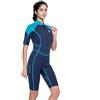 Jsnorklet Muta da donna corta, 3 mm cerniera frontale in neoprene per immersioni, snorkeling, surf, nuoto