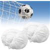 Aicharynic Rete da calcio: confezione da 2 reti per porta calcio, rete da porta 1,8×1,2m, rete di ricambio per porta calcio, reti di ricambio per porta calcio, accessori in polipropilene resistenti agli agenti