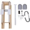 Gucagle Macchina per passo-passo regolabile per scalatore di scale Attrezzatura per esercizi per fare passi verticali Allenamento completo del corpo per palestra di casa Design compatto