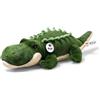 Steiff Peluche Teddies for Tomorrow Coccodrillo Rocko, animale di stoffa con occhi in plastica per bambini e bambine, pupazzo di 40 cm, khaki, 085536