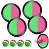 HHDESHSL Cattura Racchette Palline Set, Toss e Cattura Gioco della Palla Set con 4 Graffio + 4 Palline, Racchettoni Palla Appiccicosa, Racchettoni Giochi Spiaggia Bambini per Feste, Giardino, Famiglia (2 paia)