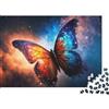 KQZJXNRPHG Puzzle Farfalla Colorata 1000 Pezzi Puzzle per Adulti 52x38cm/1000pcs