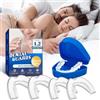 DWFEYOI 4 Pack Paradenti per Digrignare i Denti, Anti Bruxismo Protezione Denti Notturno, 2 misure Grondaia Dentale Antibruxismo, Migliora La Qualità Del Sonno,bite bruxismo,bite notturno,bite dentale