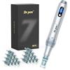 Ofeace Dr. pen Ultima M7S Microneedling Pen Professionale con 20 Cartuccia di Ricambio Macchina, 6 Velocità Regolabili e Display LED, per Cura Pelle, Rughe, Cicatrici e Smagliature