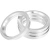 X AUTOHAUX 4pcs OD 73.1mm a ID 58.1mm Lega di Alluminio Hub Centric Anelli