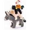 Uni-Toys - Musica cittadina di Bremer - 32 cm (altezza) - Peluche a forma di favola - Peluche