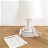 Ikea Lampada da Tavolo, Bianco