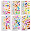 OWill 40 Fogli Adesivi per Bambini,1000+ 3D Puffy Stickers,Adesivi Decorativi,fai da te stickers adesivi per Regali Gratificanti Scrapbooking inclusi camion,animali,dinosauri, numeri, frutta, stelle