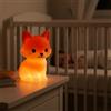 Live SoGOOD Luce notturna del bambino con 7 colori tattili, ricarica USB-C, funzione timer, silicone morbido, lampada da comodino per camera dei bambini regalo conforto notte, Scarlett
