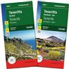 FREYTAG-BERNDT UND ARTARIA Tenerife Walking Map Set - 2 map set 1:50,000 scale water and tear resistant: 2 Blätter in Kunststoff-Hülle mit Wanderungen und Top Tips, wasserfest und reißfest: WKE 7-24