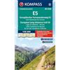 MAIRDUMONT KOMPASS Wander-Tourenkarte Europäischer Fernwanderweg E5 Alpenüberquerung vom Bodensee bis Verona 1:50.000: Leporello Karte, reiß- und wetterfest: 2558