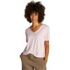 Tommy Hilfiger Donna T-Shirt Maniche Corte con Scollo a V, Rosa (Light Pink), S
