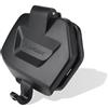 YDADV Per NMAX155 V3 2025 Scatola degli attrezzi Copertura di archiviazione NMAX 125 155 Tech Max Accessori Copertura impermeabile laterale NMAX 155 Coperchi antipolvere (Nero)